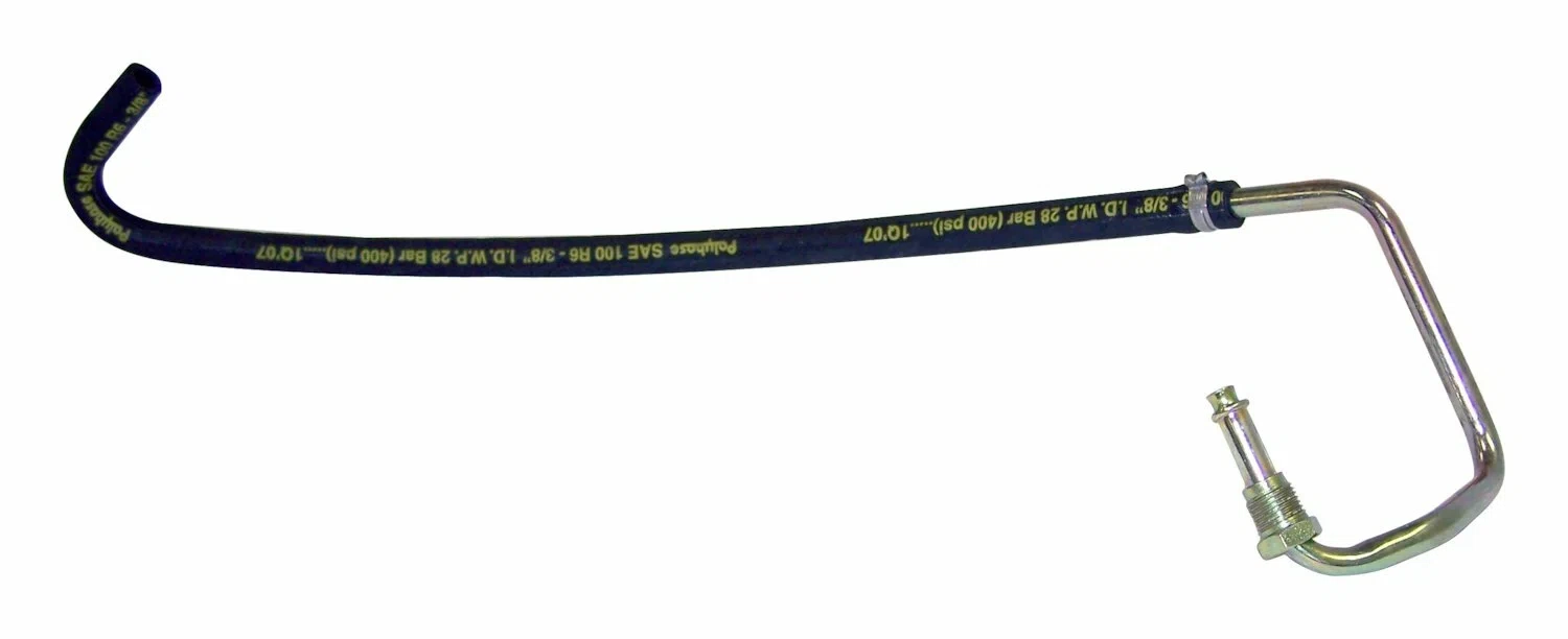 Crown Automotive - Metal Black Power Steering Return Hose - 52003782